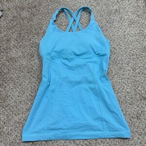 Lululemon Blue Athletic Tank Top